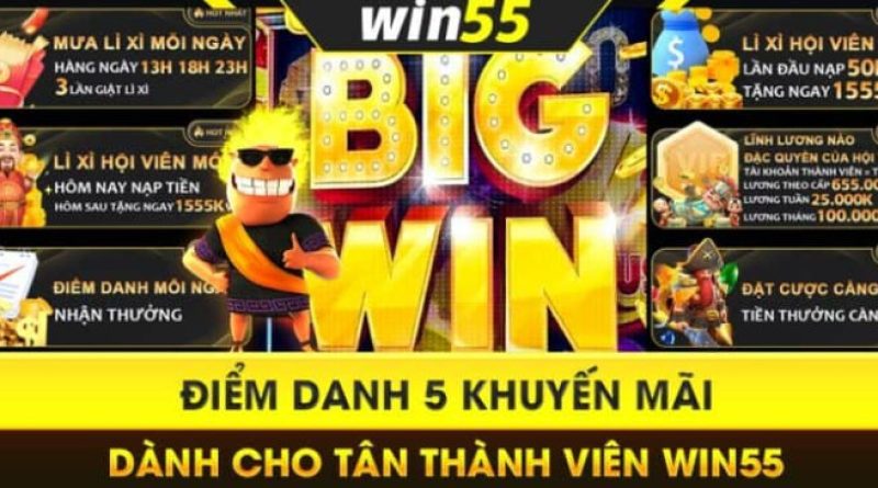 55WIN55 – Nhà cái uy tín số 1 Châu Á – Sân chơi làm giàu