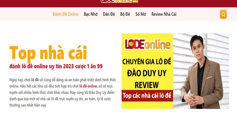 Giới thiệu website lodeonline today uy tín, thông tin hấp dẫn