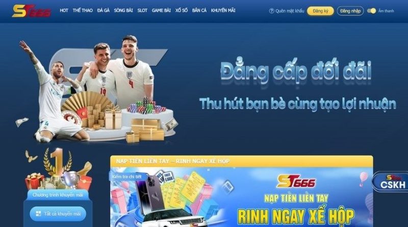 ST666 – Điểm Đến Cá Cược Trực Tuyến Đáng Thử Nhất 2023