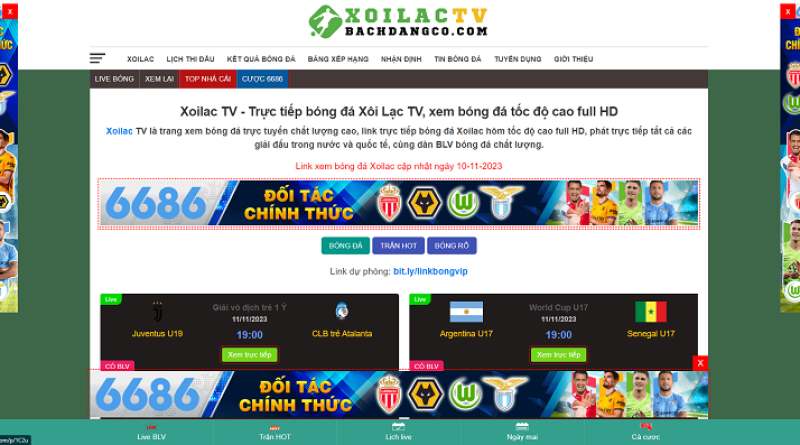 Xem trực tiếp bóng đá hơn 700 giải đấu cùng Xoilac TV collaboration-world.com