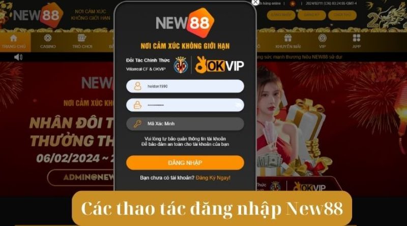 Đăng Nhập New88 – Cá Cược Online Chưa Bao Giờ Dễ Đến Vậy