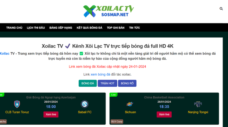 Trải nghiệm xem bóng đá tốc độ cao tại website Xoilac TV